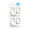 12 Pack: Rose Gold Corner Stickers by Recollections™